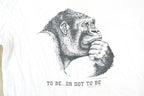 Vintage 1990s To Be Or Not To Be Single Stitch T-Shirt