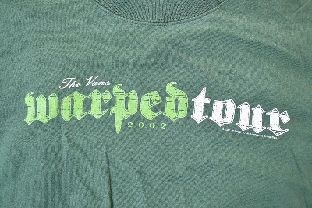 Vintage 2002 Vans Warped Tour Souvenir T-Shirt