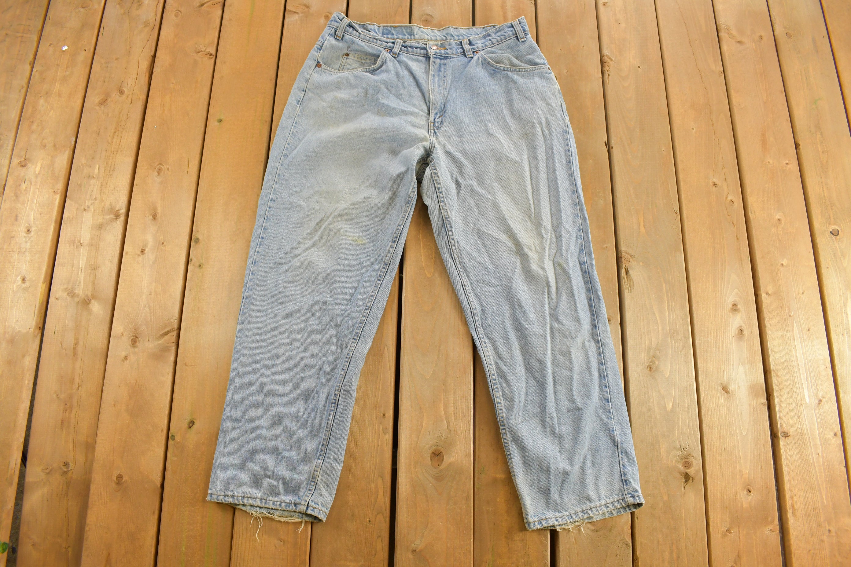 Vintage 1990s Levi's Orange Tab Denim Jeans Size 36 x 30