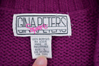 Vintage 1990s Gina Peters 100% Acrylic Knit Sweater