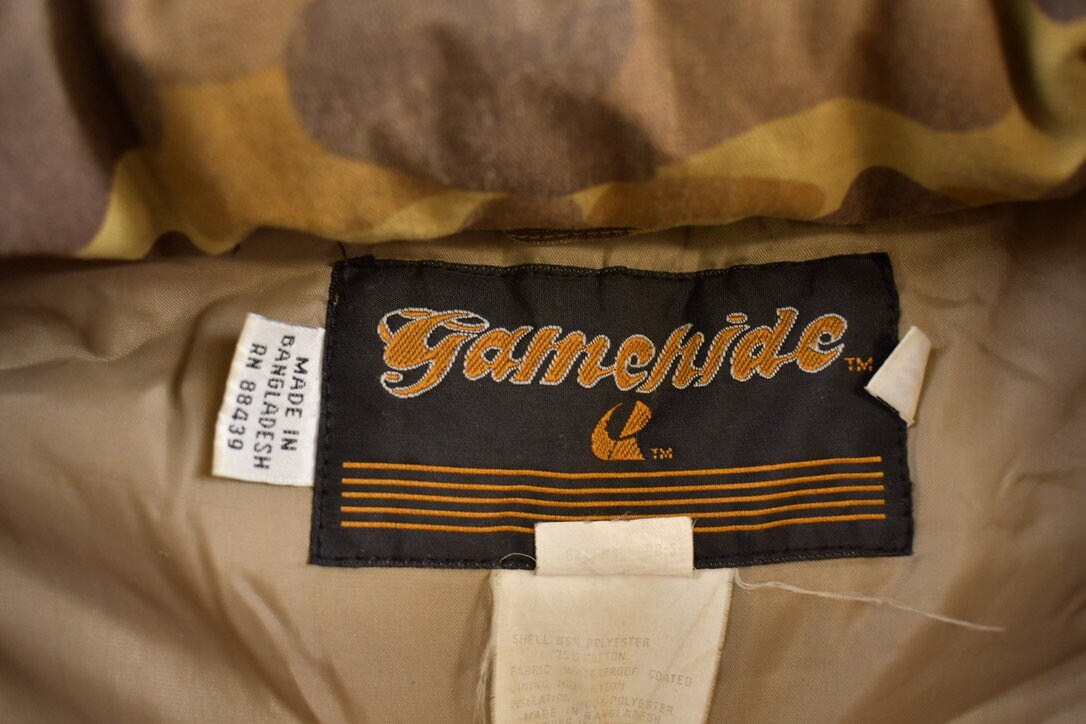 Vintage 1990's Gamehide Military Bomber Jacket