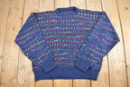 Vintage 1990s 3D Knit Sweater