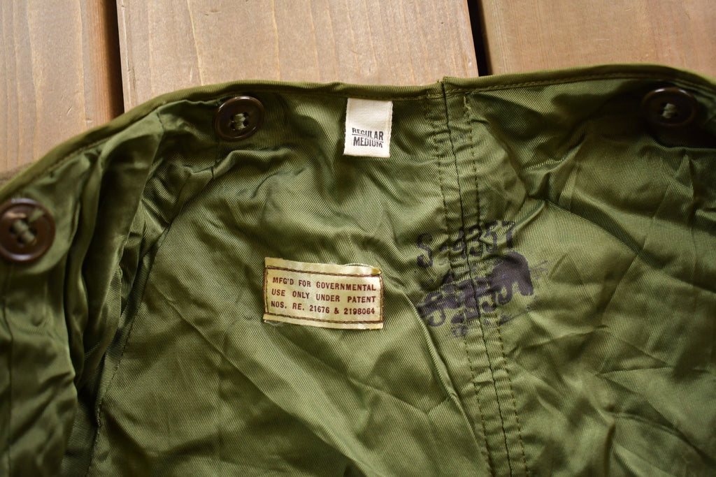 Vintage 1953 OG 107 Overcoat Military Liner