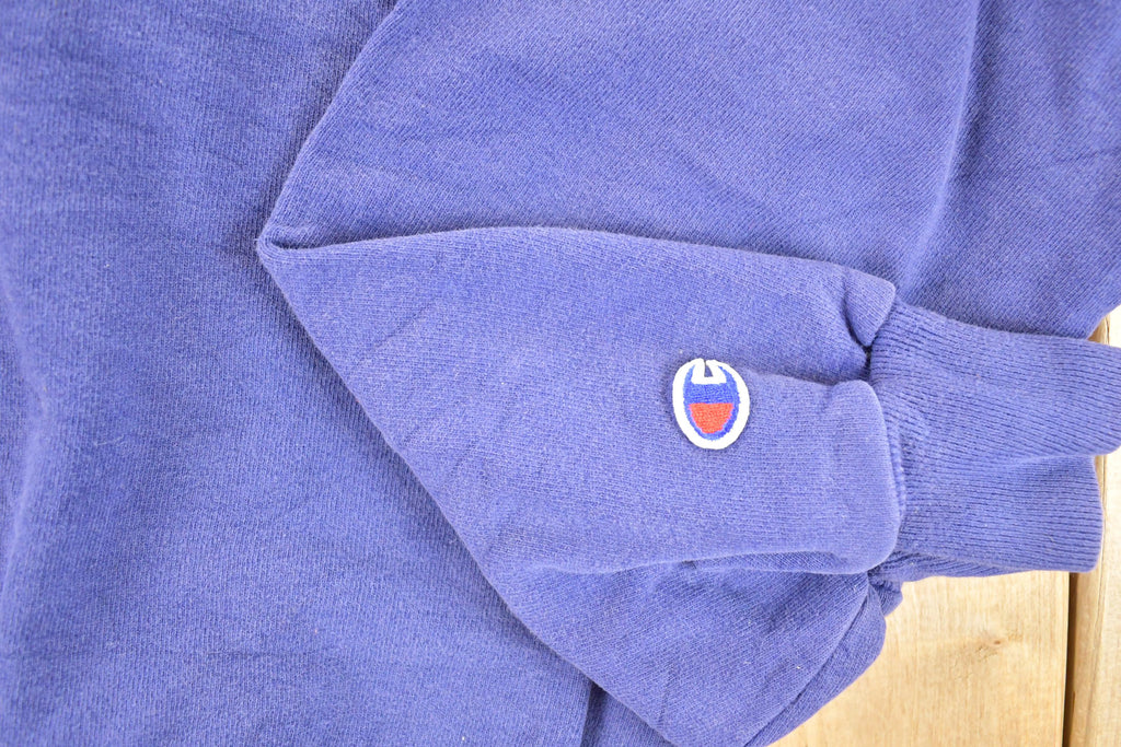 Vintage 1990s Champion Text Logo Crewneck Sweatshirt Men's M