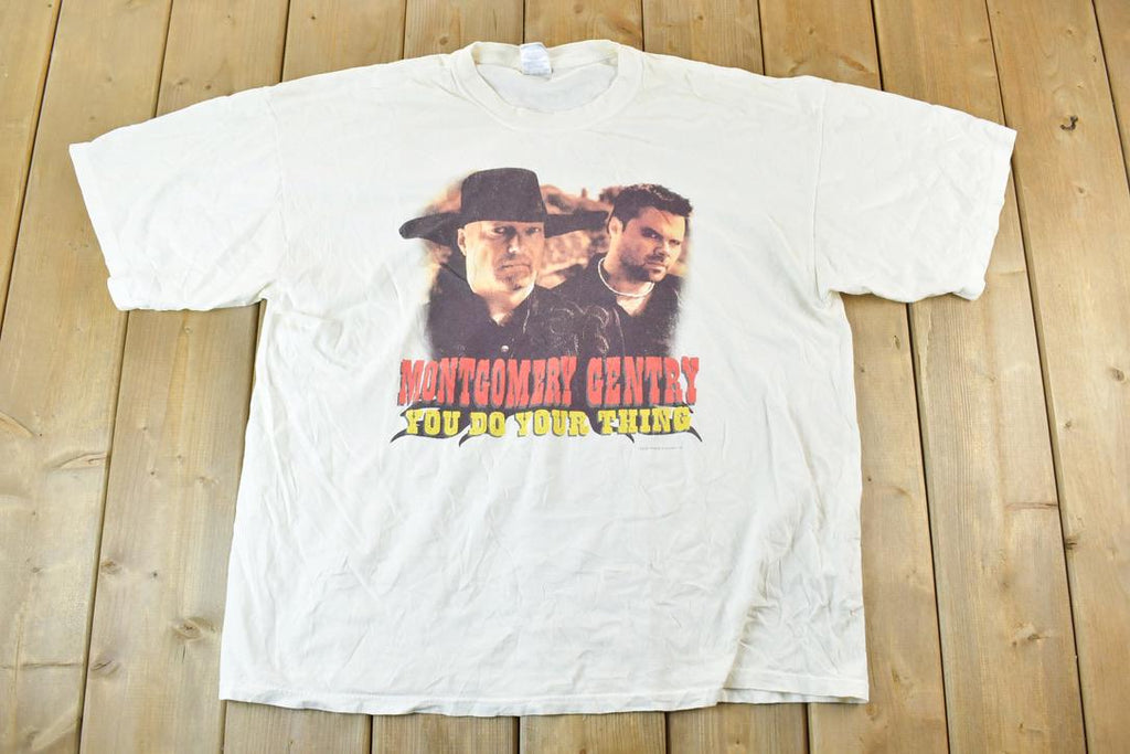 Vintage 1990s Montgomery Gentry You Do Your Thing Tour Band T-shirt