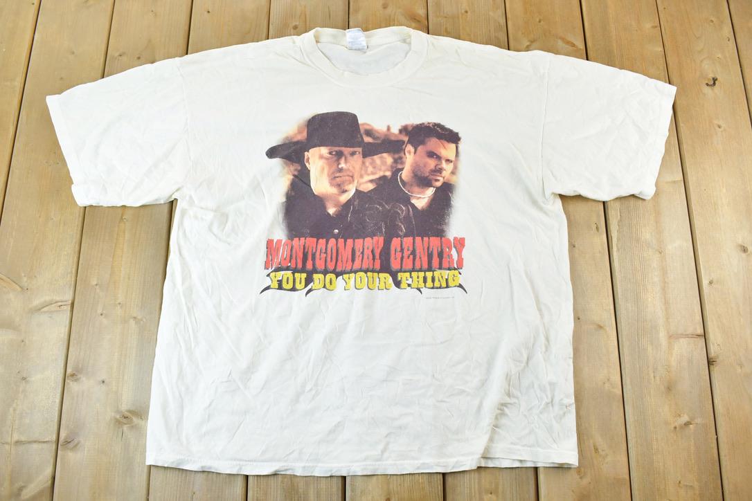 Vintage 1990s Montgomery Gentry You Do Your Thing Tour Band T-shirt