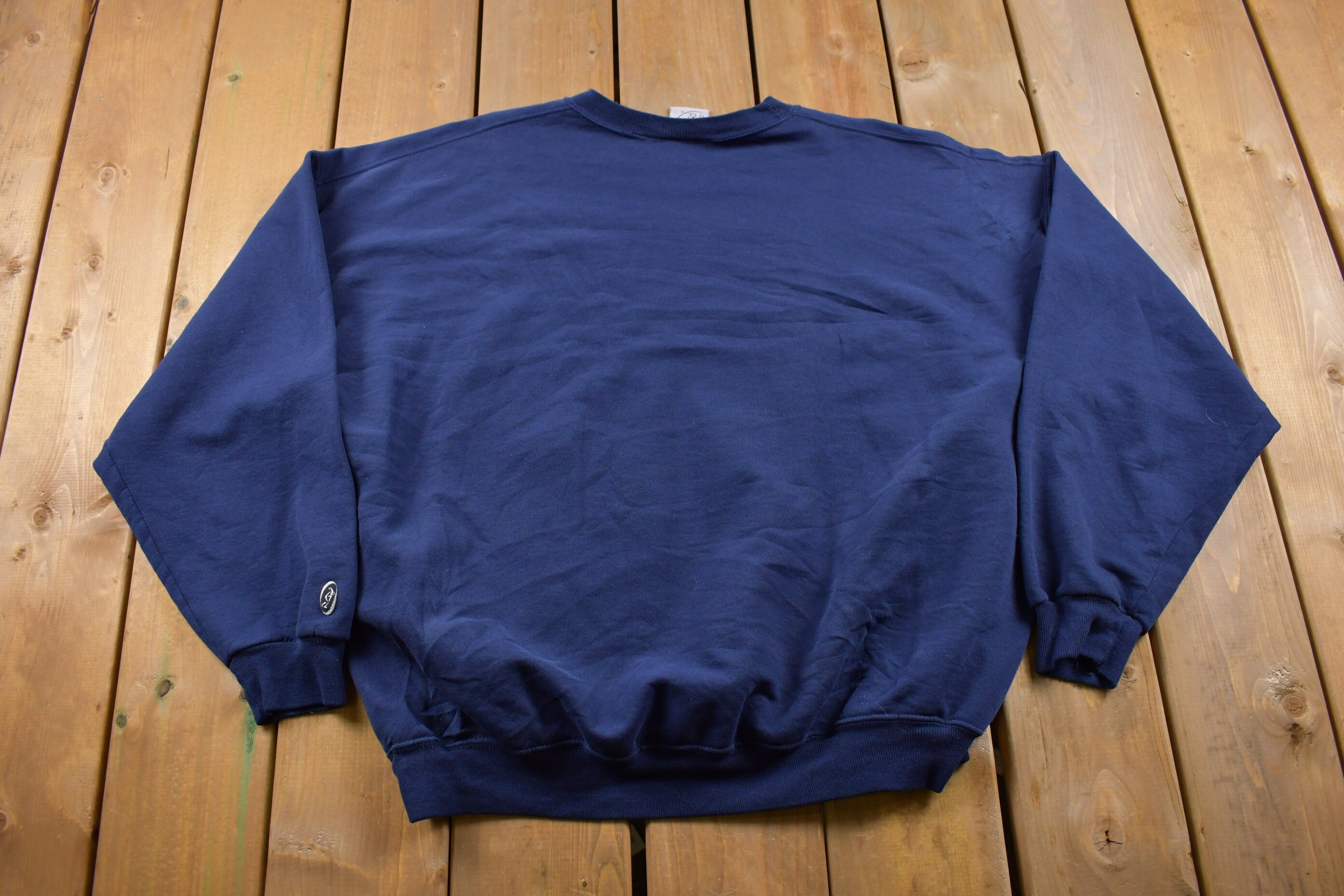 Vintage 1990s Discus Athletic Blank Blue Crewneck Sweatshirt  90s Crewneck  Essential  Streetwear  90s