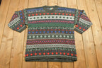 Vintage 1990s Gina Benotti Knitted Crewneck Sweater