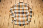 Vintage 1990s Wrangler Western Shirts Plaid Button Up Shirt