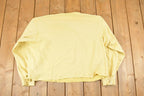 Vintage 1990s Polo By Ralph Lauren Distressed Painters Crewneck Sweatshirt Women's Cropped XL
