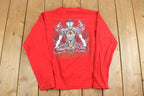 Vintage 1990s Unique Tag Tattoo Shop Graphic Long Sleeve T-Shirt  Vintage T Shirt  Streetwear  Graphic Tee  Single Stitch