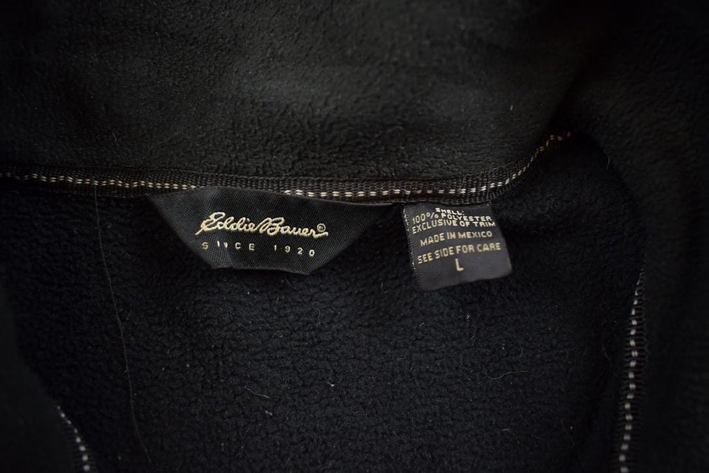 Vintage 1990s Eddie Bauer Black Fleece Sweater