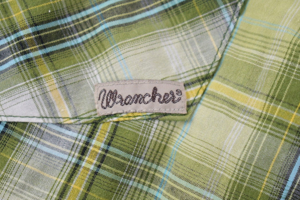 Vintage 1990s Wrancher Wrangler Western Button Up Shirt