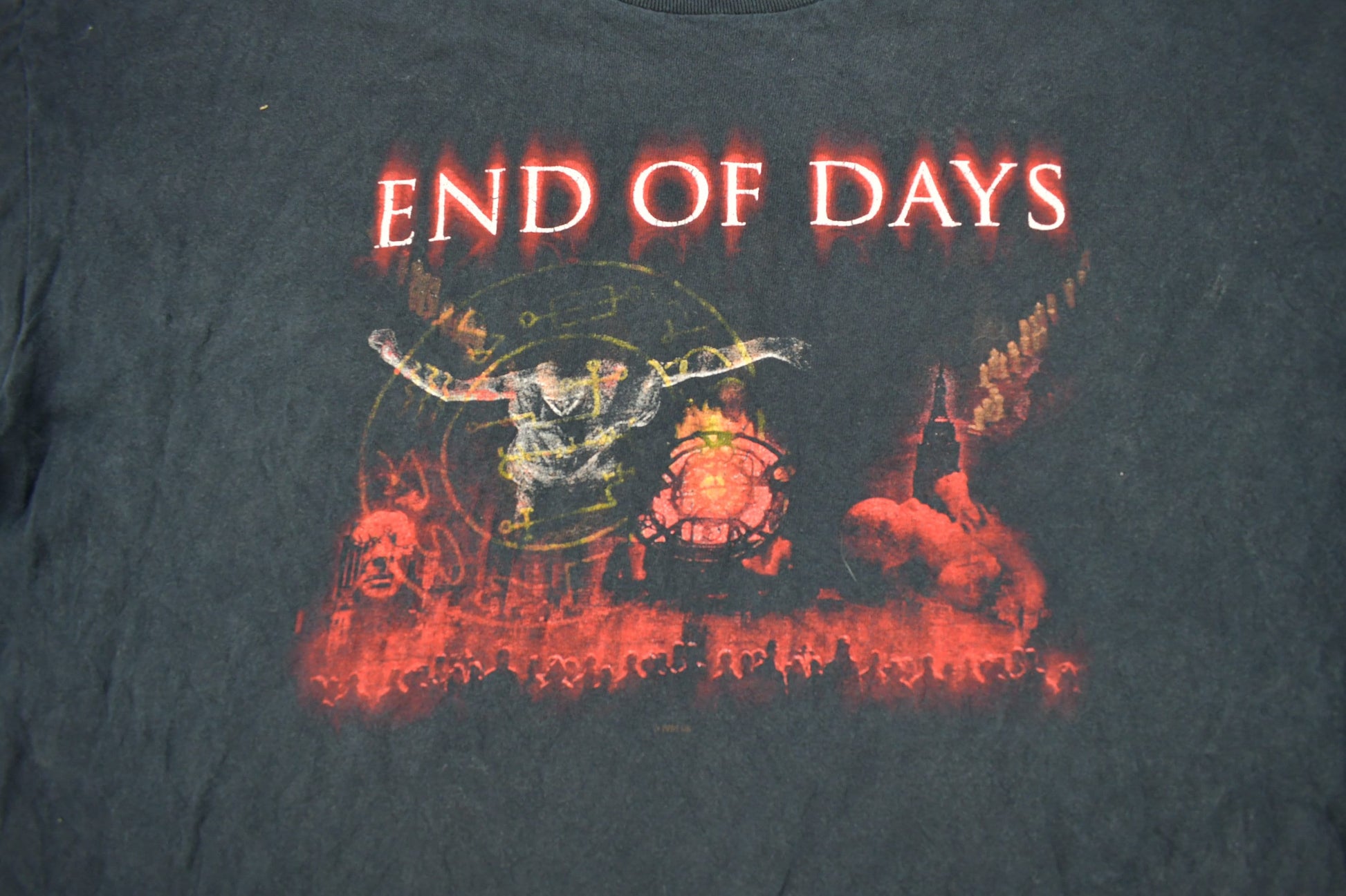 Vintage 1999 End Of Days Movie Promo T-shirt