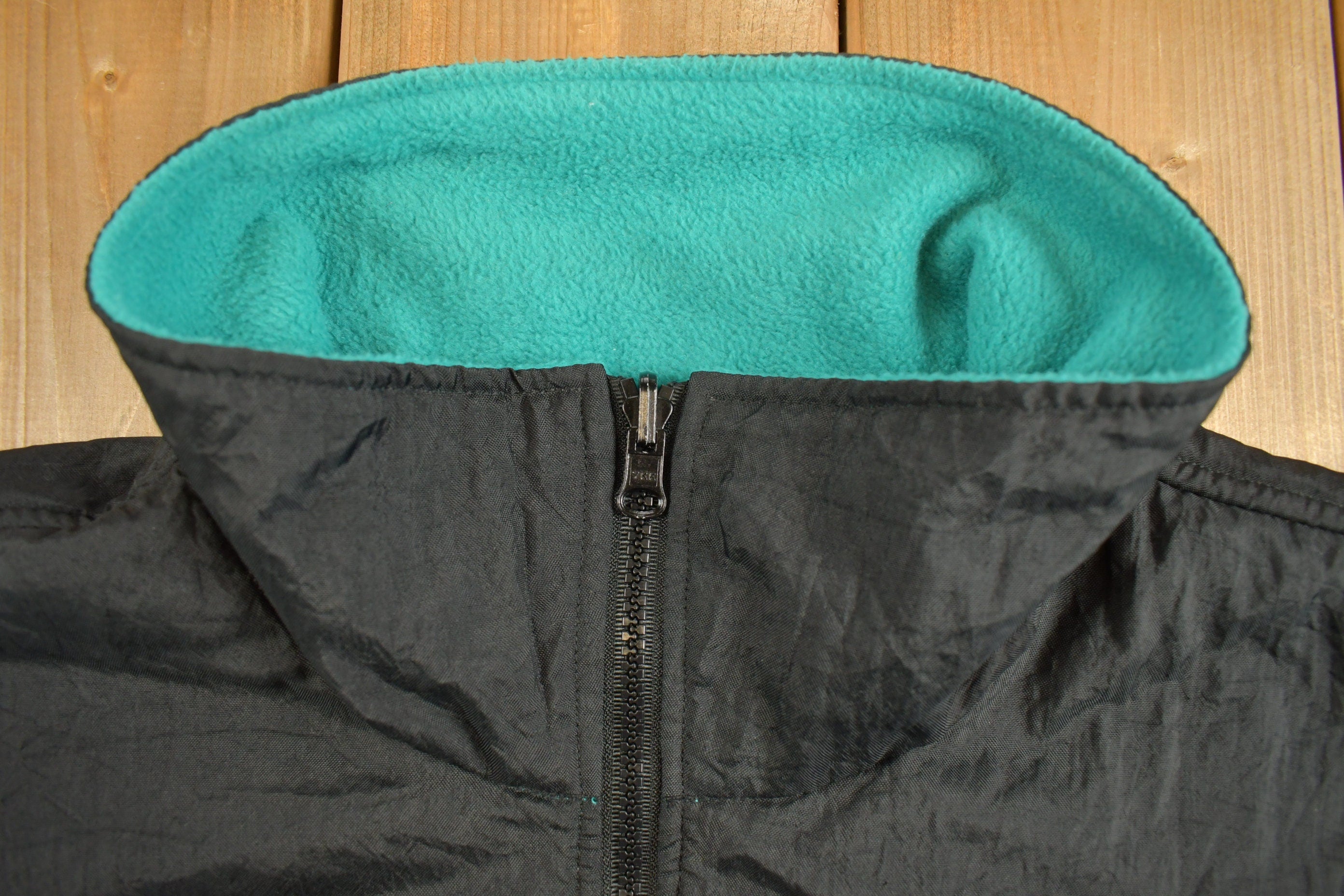 Vintage 1990s Winter Special Olympic Games Full Zip Fleece Sweater