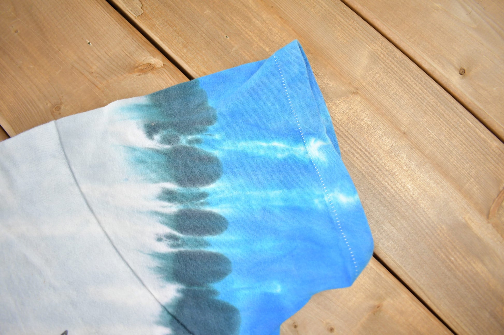 Vintage 1991 Rocky's Harley Davidson London Ontario Tie Dye Eagle Graphic Single Stitch T-Shirt Made In USA