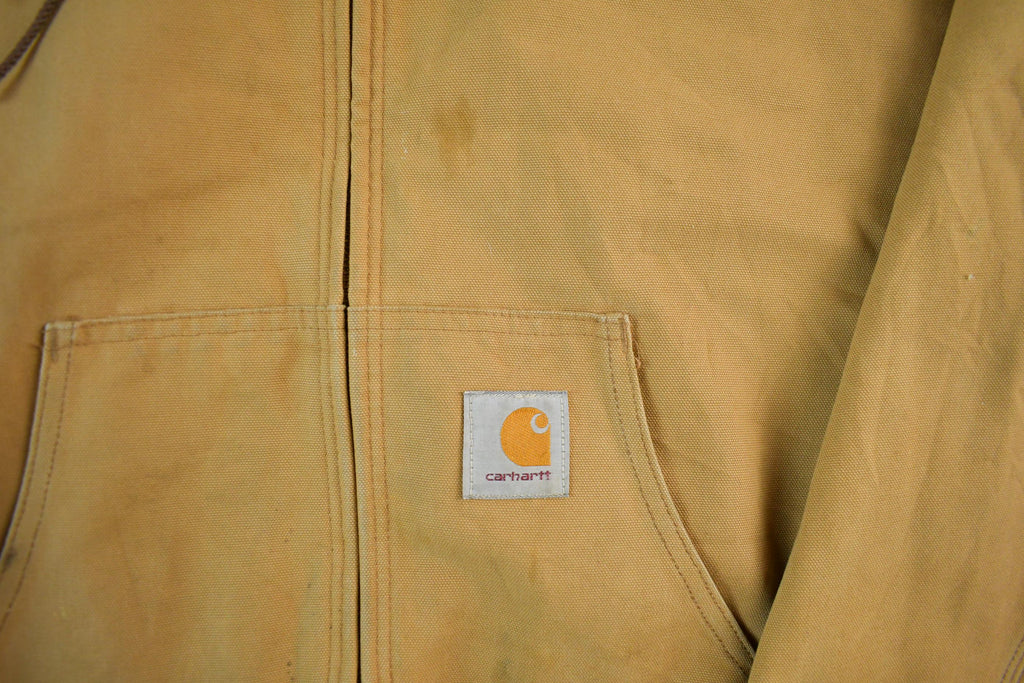 Vintage 1990s Carhartt Hooded Jacket 4XL