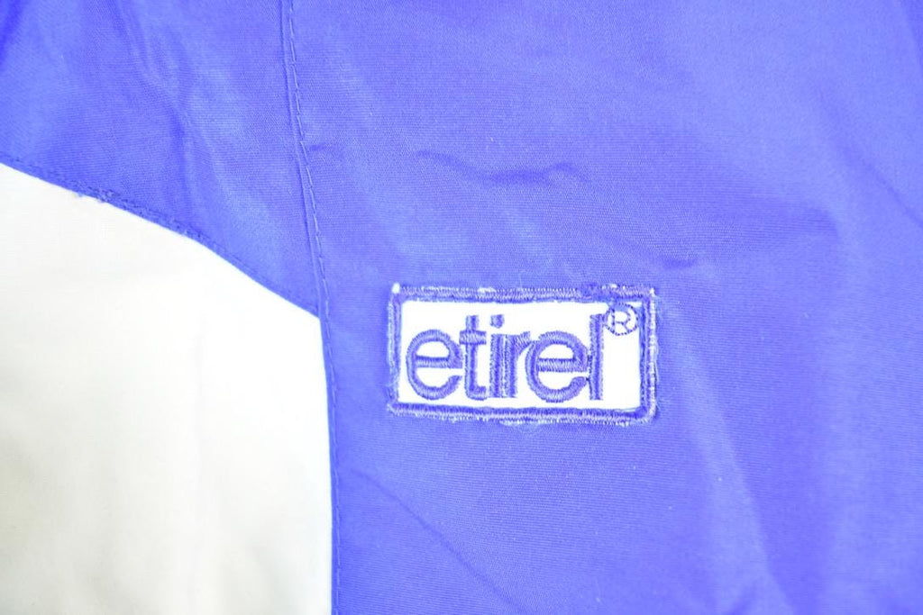 Vintage 1990s Etirel Super Unique Ski Windbreaker Puffer Colour Block Jacket Made In France