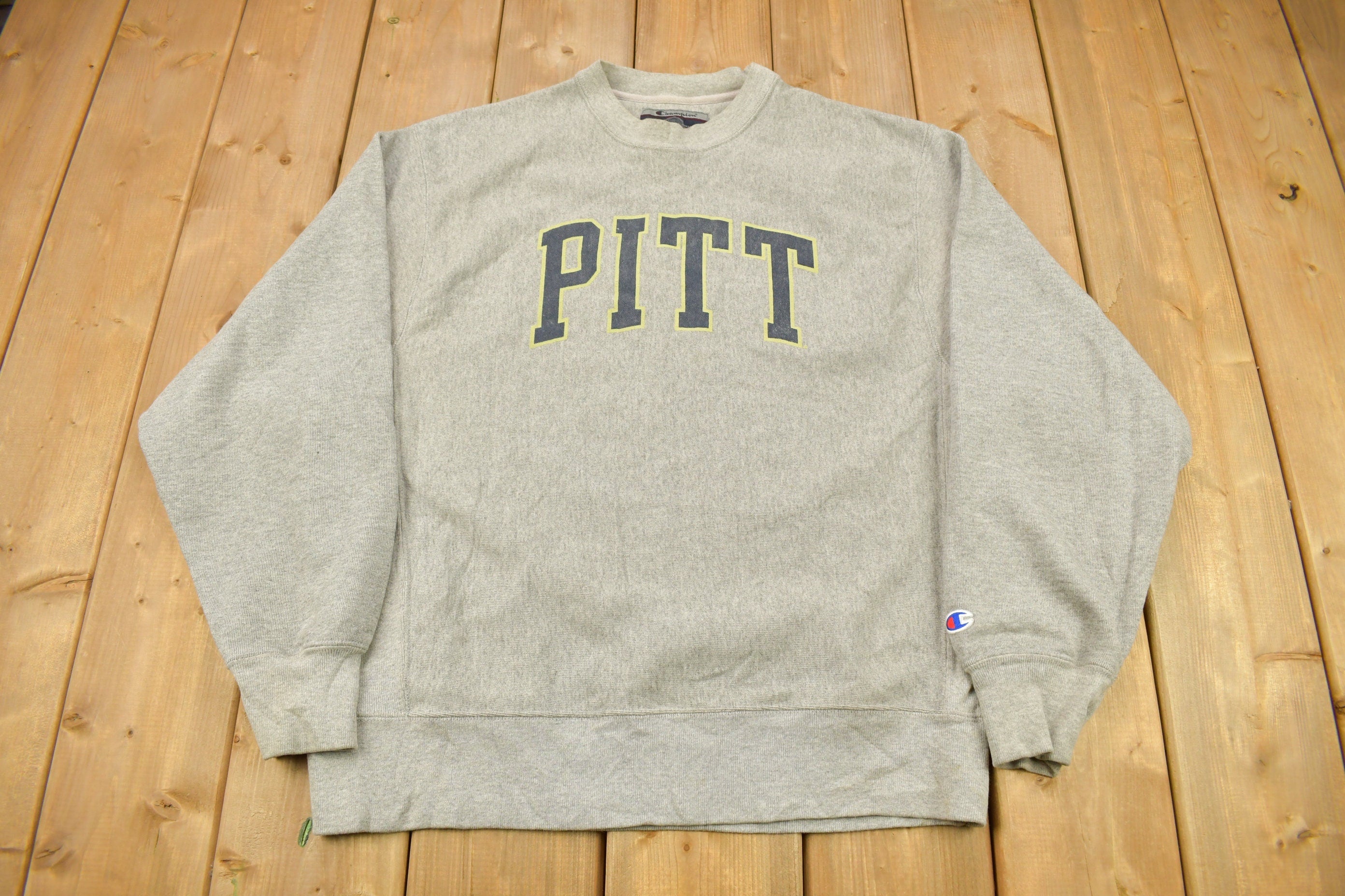 Vintage 1990s University Of Pittsburgh Collegiate Champion Reverse Weave Crewneck