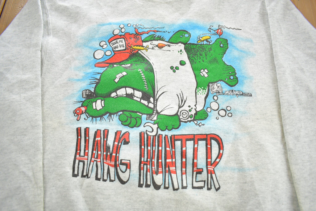Vintage 1990s Hawg Hunter Crewneck Sweatshirt Made In USA