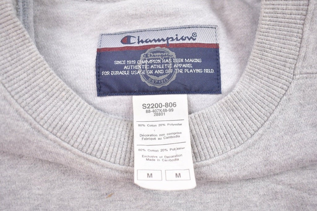 Vintage 1990s Embroidered Champion Sweatshirt  Vintage Champion  Vintage Pullover  Streetwear  Athleisure Sportswear  90s Champion