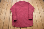 Vintage 1990s L.L Bean Suede Button Up Shirt