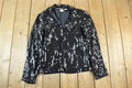 Vintage 1980s Sequin Button Up Shirt