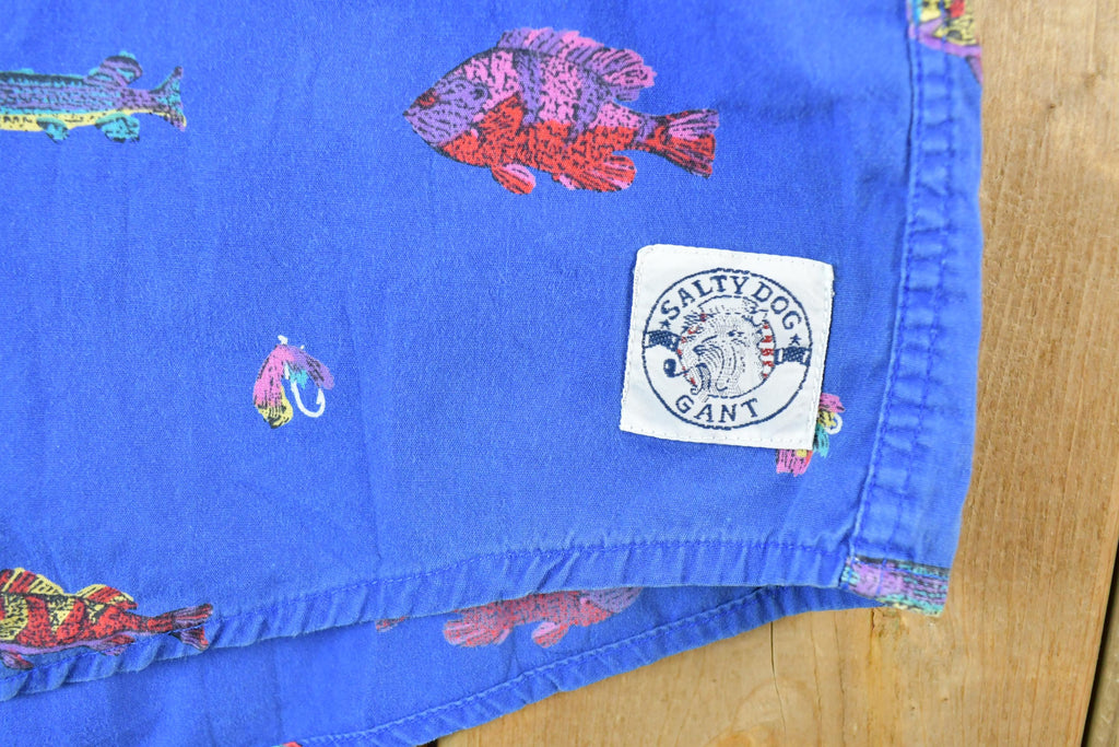 Vintage 1990s Salty Dog Gant Button Up Polo Shirt