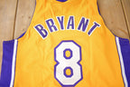 Vintage 2001 Deadstock Kobe Bryant Los Angeles Lakers #8 Nike Team Jersey Men's Large