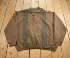 Vintage 1990s Safe Harbor Blank Button Up Sweater Made In USA