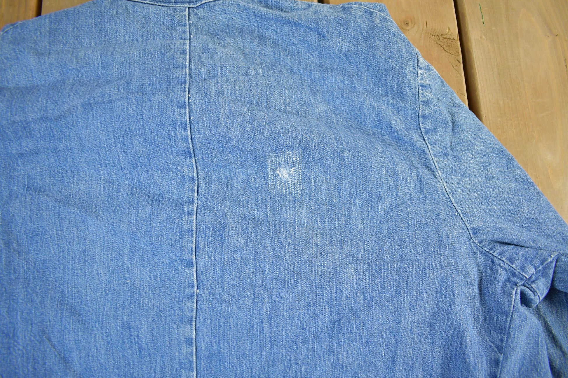 Vintage 1980s Key Imperial Denim Jean Chore Jacket Men's Large