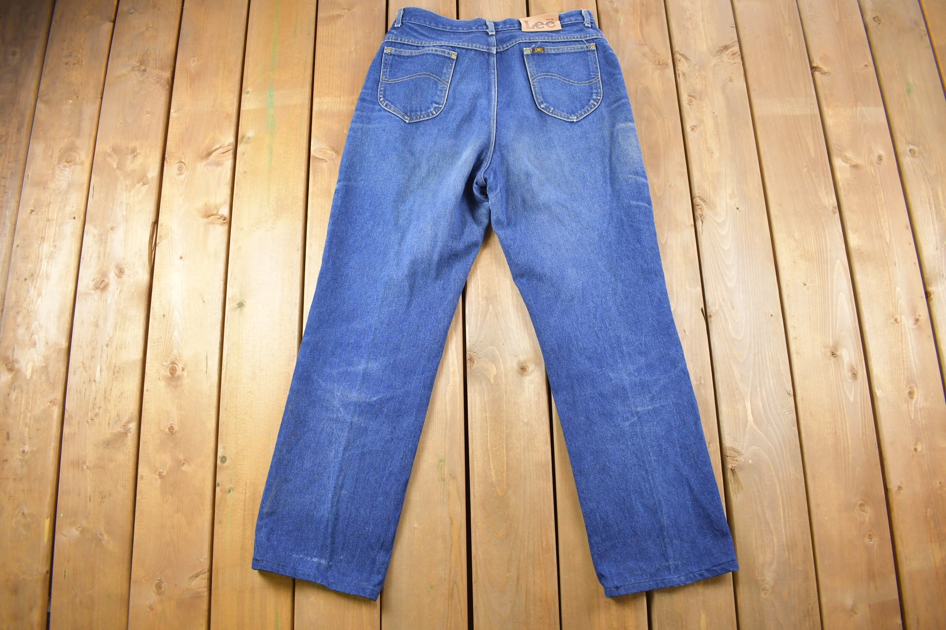 Vintage 1980s Lee Denim Medium Wash Jeans Size 32 x 30