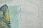 Vintage 1990s Hum Eur Wolf Face Graphic T-Shirt