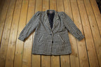 Vintage 1990s New York Girl Houndstooth Women's Blazer