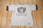 Vintage 1993 Los Angeles Raiders NFL Graphic T-Shirt Made In USA