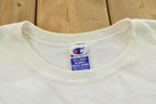 Vintage 1990s Champion Spellout Crewneck Sweatshirt Men's M