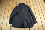 Vintage 1982 Naval Wool Coat Men's M-L