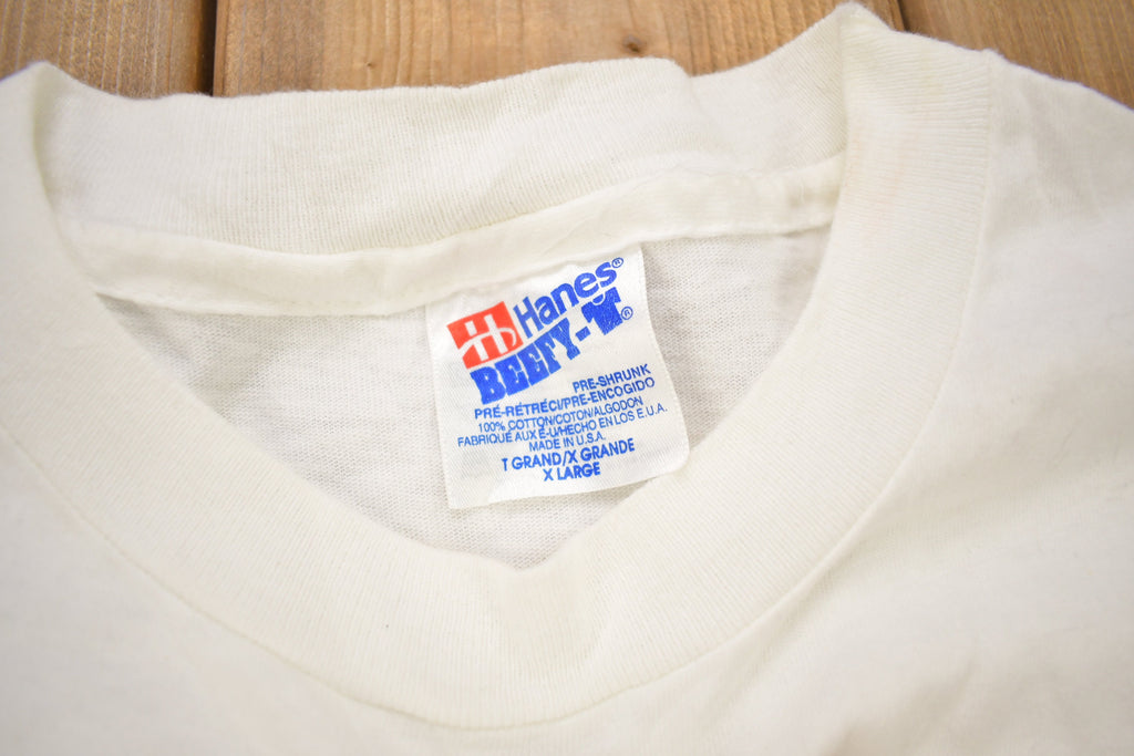Vintage 1990s Waikiki Beach Embroidered Souvenir T Shirt