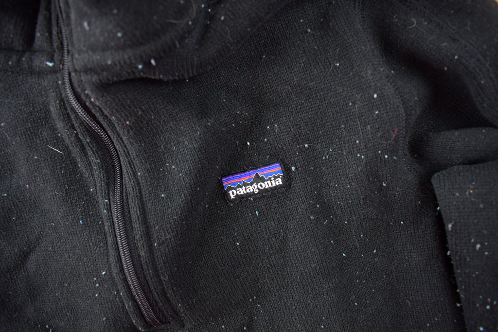 Vintage Y2K Patagonia Women's Quarter Zip Fleece Sweater Size Small