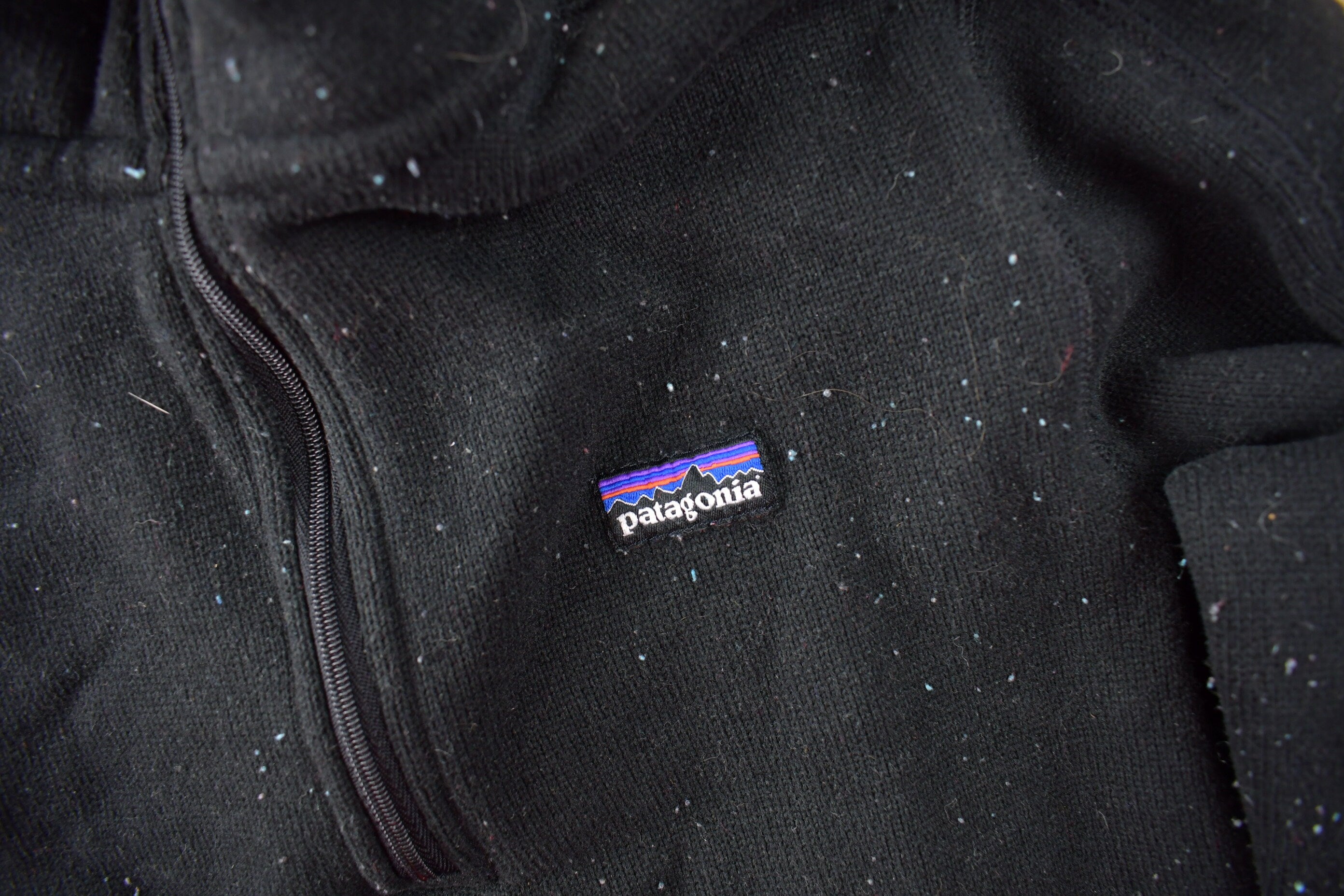 Vintage Y2K Patagonia Women's Quarter Zip Fleece Sweater Size Small