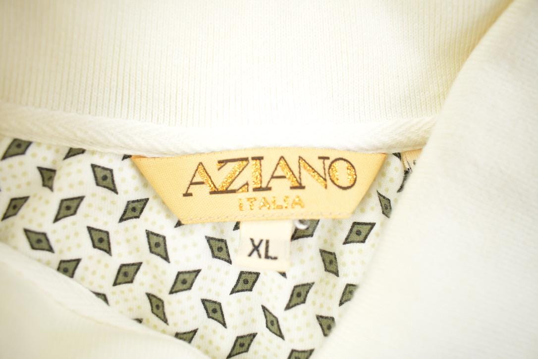 Vintage 1980s Aziano Geometric Polo Shirt