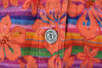 Vintage 90s Chicos Design Abstract Knit Button Up Shirt