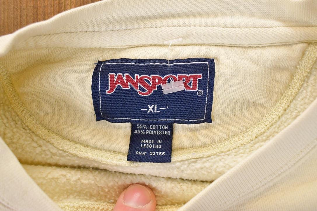 Vintage 1990s Jansport Winona State University Crewneck Sweatshirt Women's XL