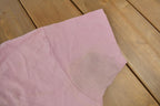 Vintage 1990s BJORK Single Stitch Pink Graphic Band Tee Made in Ireland