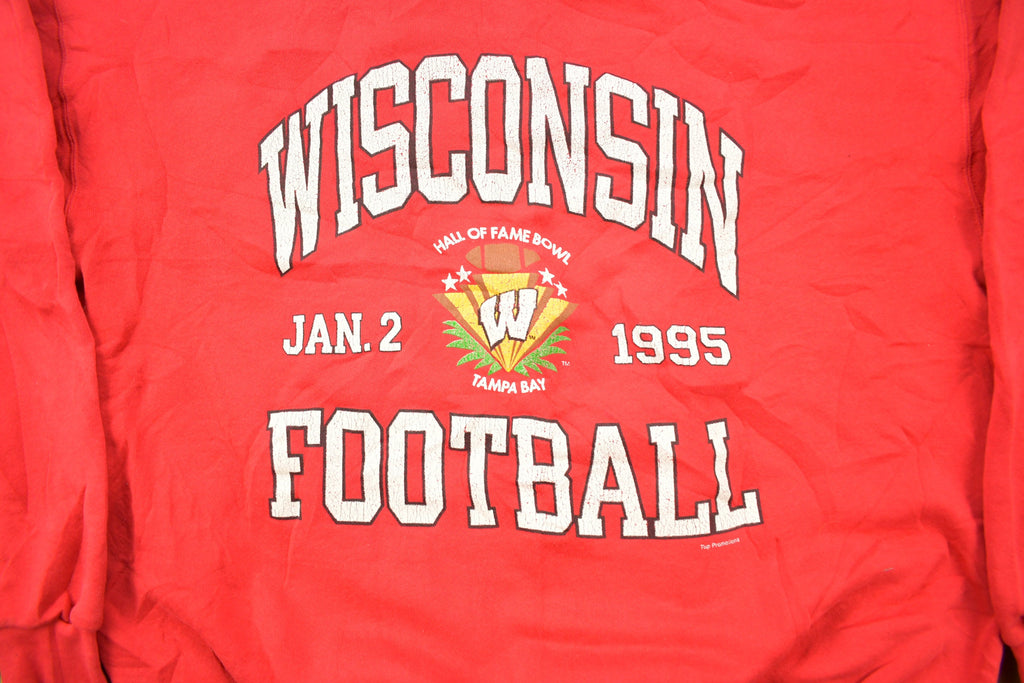 Vintage 1995 University of Wisconsin Football Collegiate Crewneck