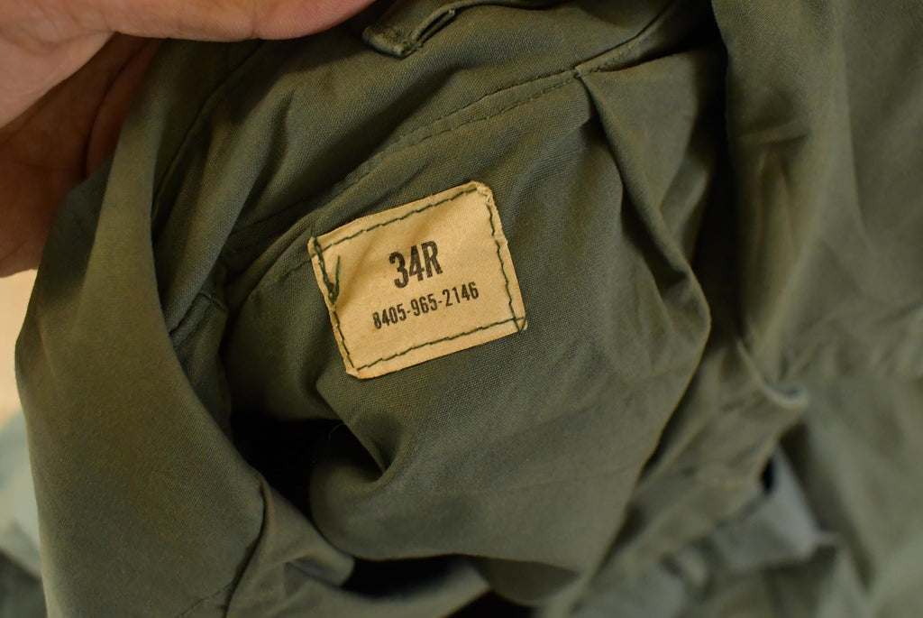 Vintage 1970s Military Overcoat Trench Jacket Men's XS
