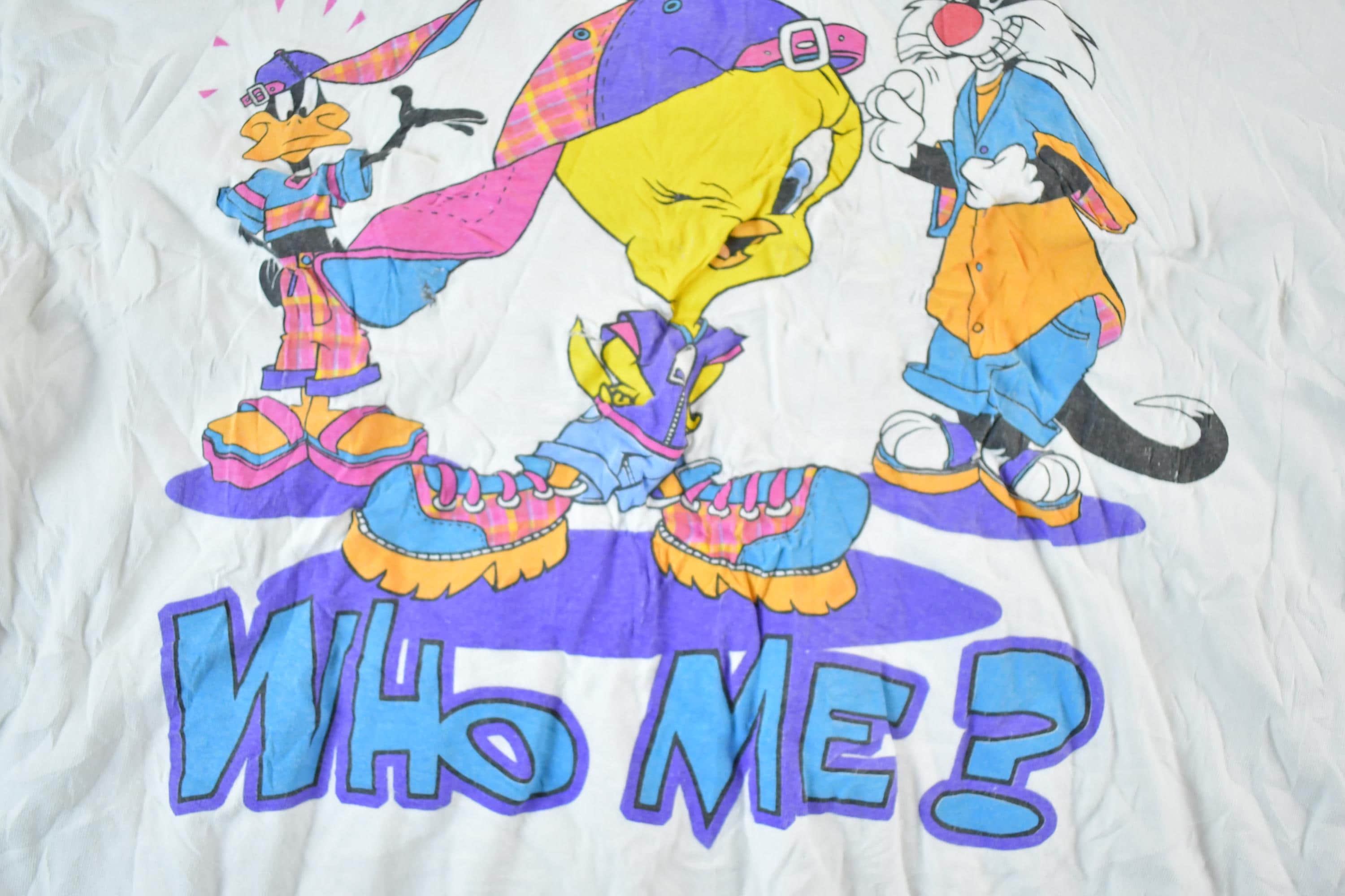 Vintage 90s Tweety Bird T-Shirt - Looney Tunes Warner Bros - Mens L
