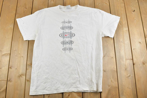 Vintage 1990s Nike Swoosh Logo Graphic T-Shirt / Vintage T Shirt / Streetwear / Graphic Tee / Single Stitch /