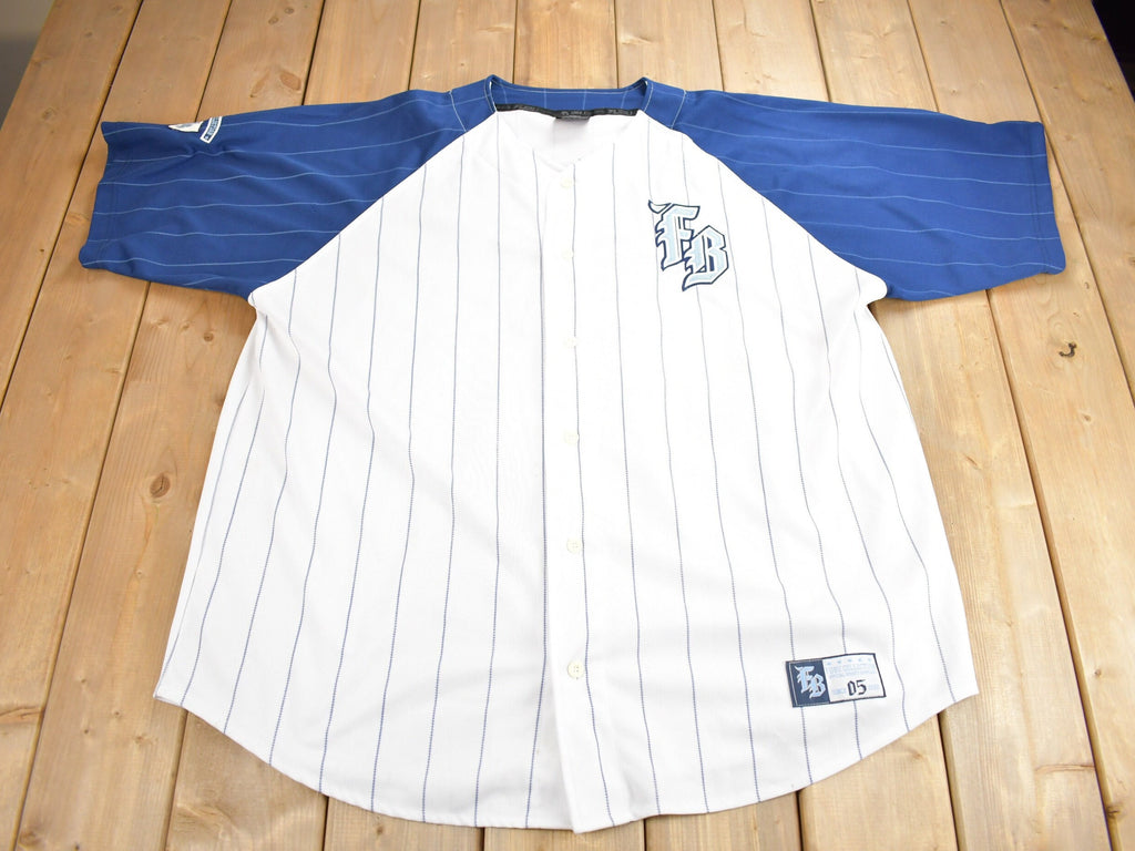 Vintage 1990s FUBU Pinstripe Baseball Jersey