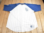 Vintage 1990s FUBU Pinstripe Baseball Jersey